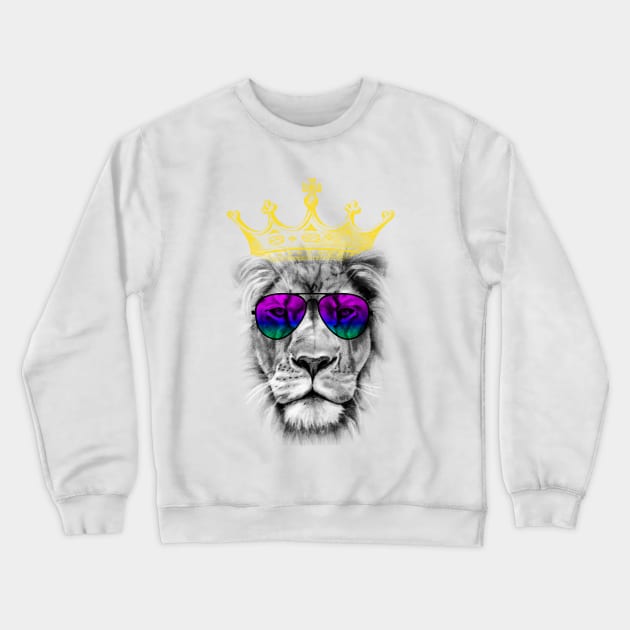 Summer King Crewneck Sweatshirt by clingcling